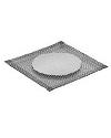 Reticelle spargifiamma disco ceramica - 15x15cm - 1Pz